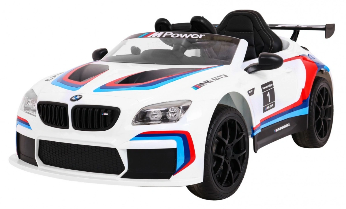Elektromobilis BMW M6 GT3, baltas