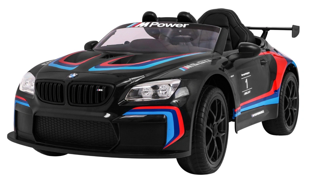 Elektromobilis BMW M6 GT3, juodas