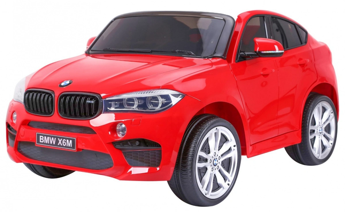 Elektromobilis BMW X6M XXL, raudonas