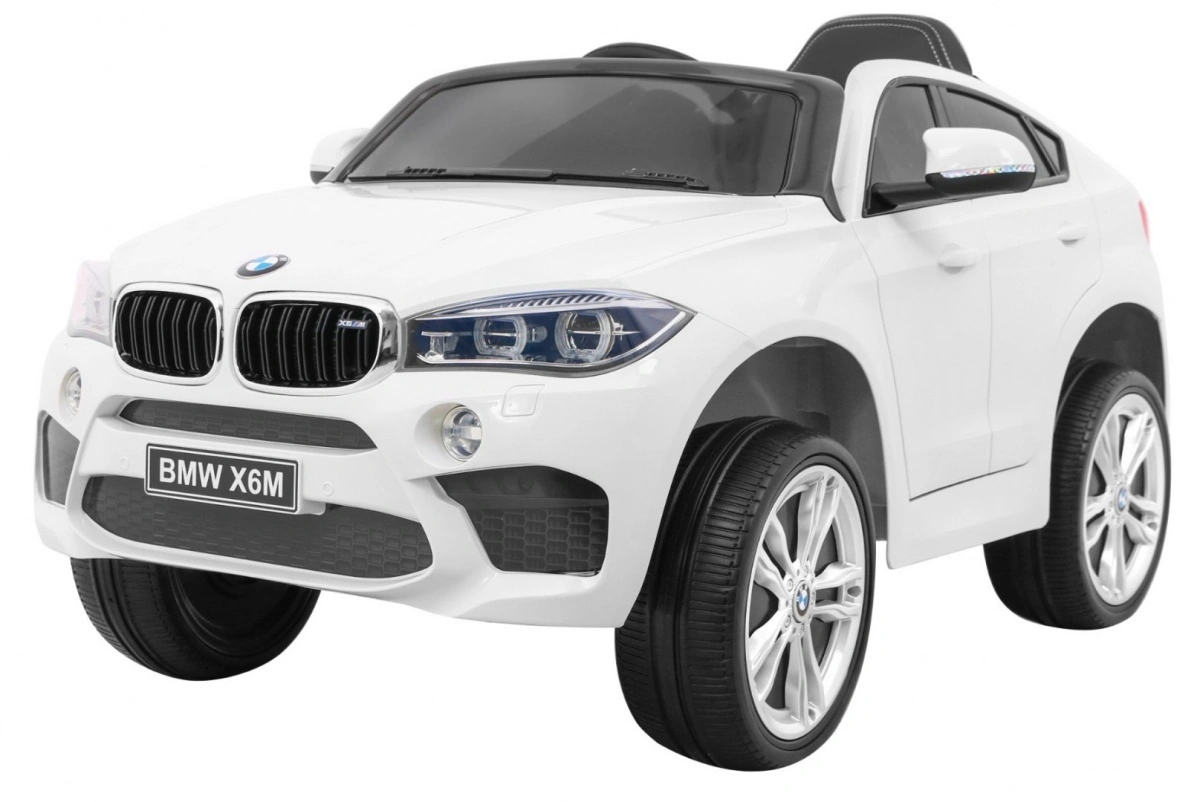 Elektromobilis BMW X6M, baltas