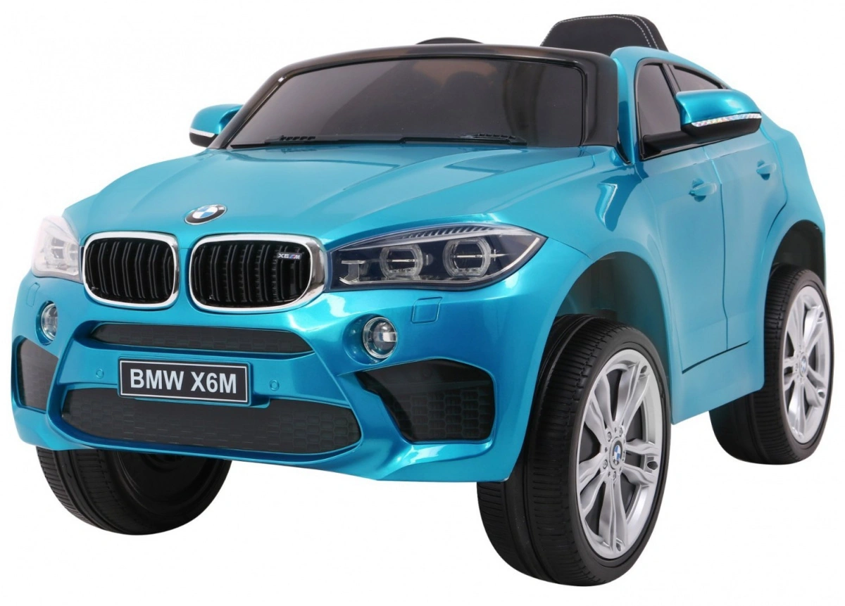 Elektromobilis BMW X6M dažytas, mėlynas