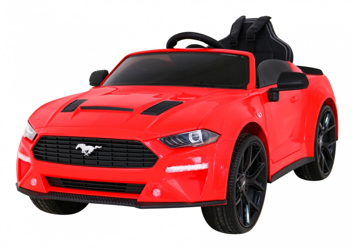 Elektromobilis Ford Mustang GT, raudonas