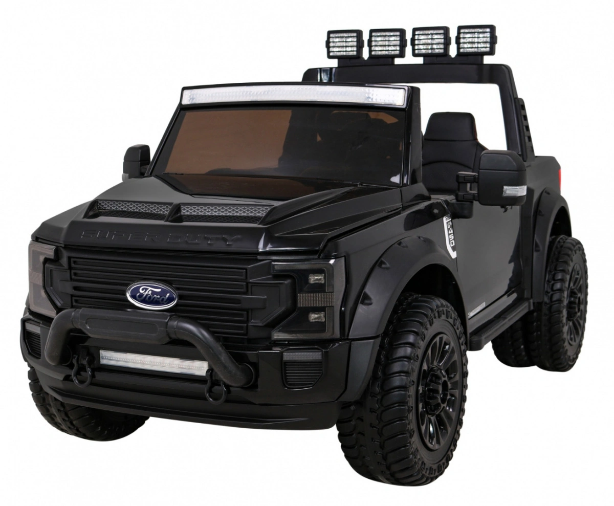 Elektromobilis Ford Super Duty, juodas