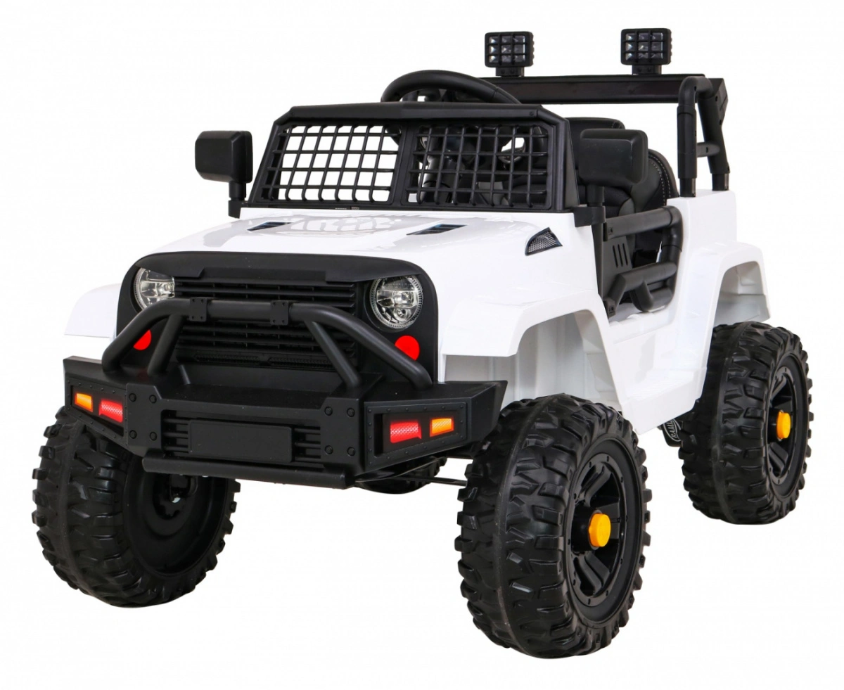 Elektromobilis Jeep Dark Night, baltas