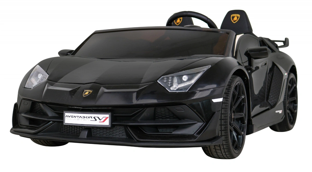 Elektromobilis Lamborghini SVJ DRIFT, juodas