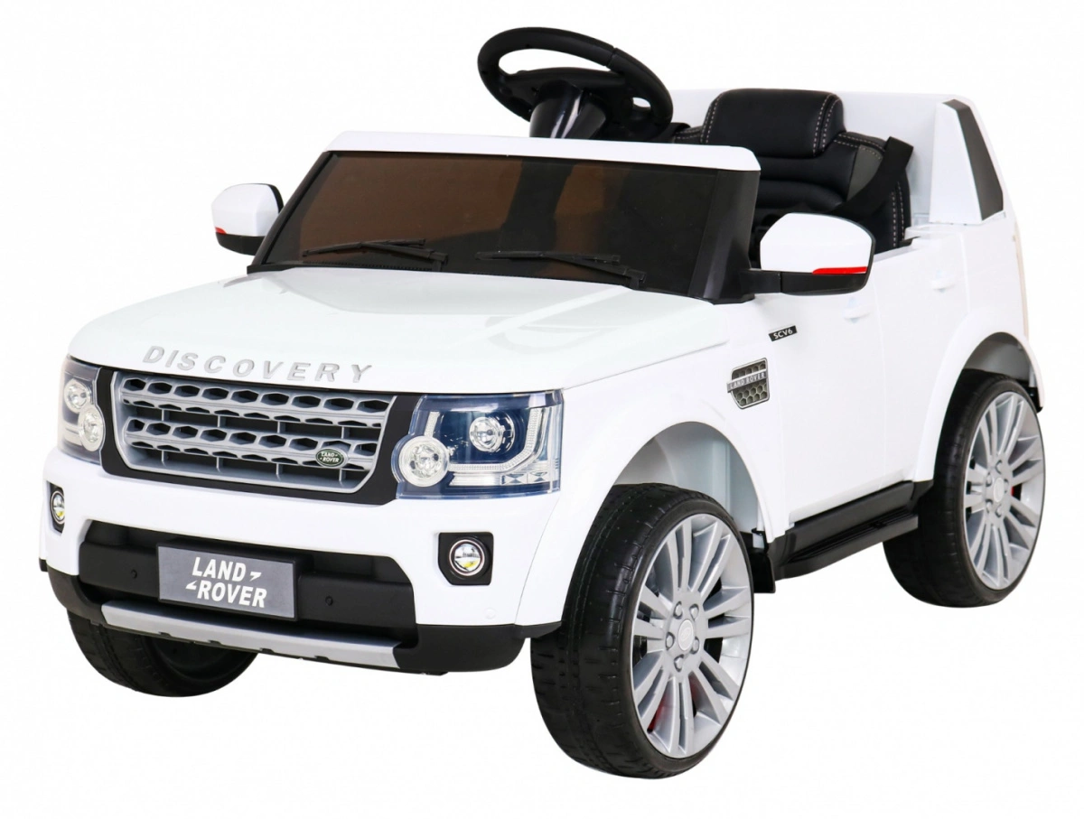Elektromobilis Land Rover Discovery, baltas