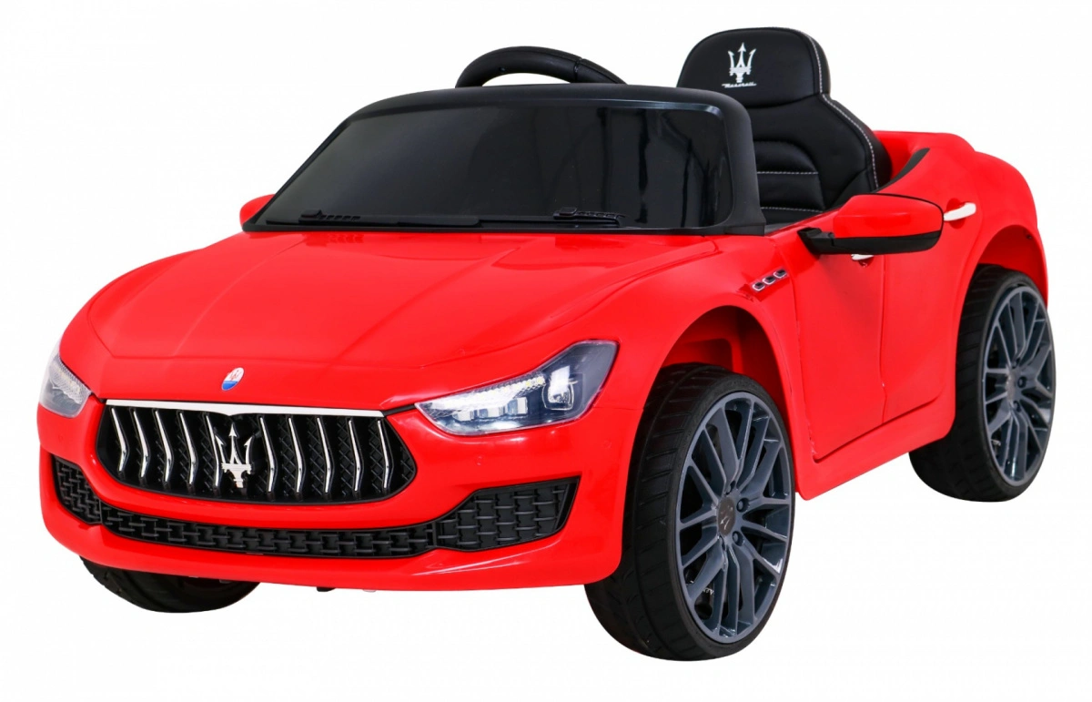 Elektromobilis Maserati Ghibli, raudonas