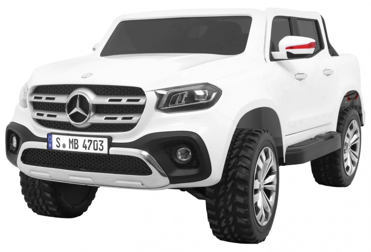 Elektromobilis Mercedes Benz X-Class, baltas