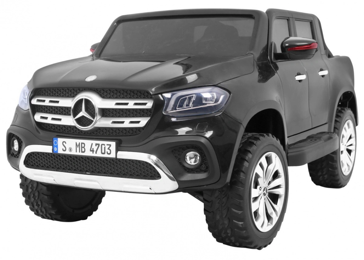 Elektromobilis Mercedes Benz X-Class, juodas