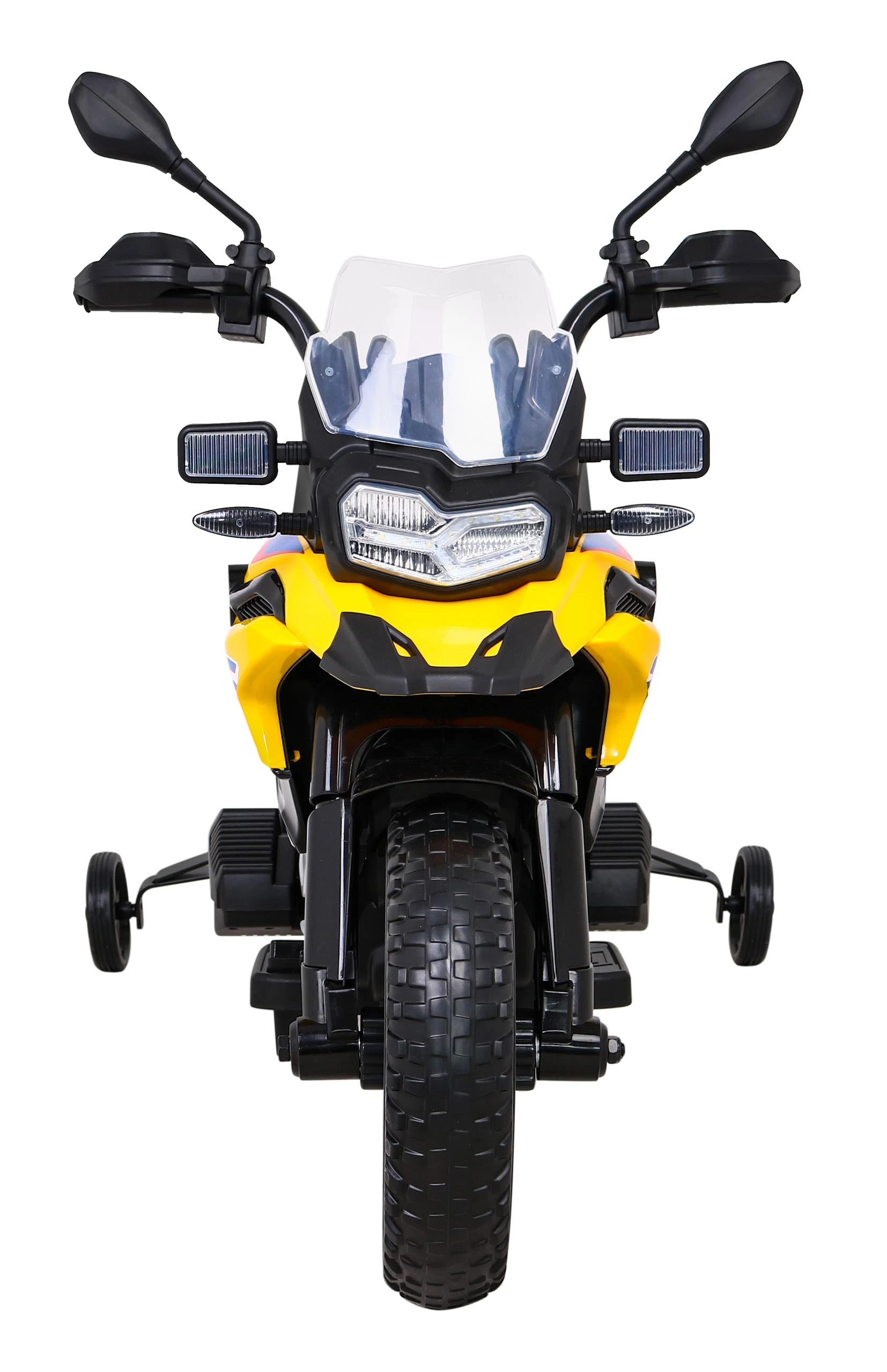  Elektrinis motociklas BMW F850 GS, geltonas