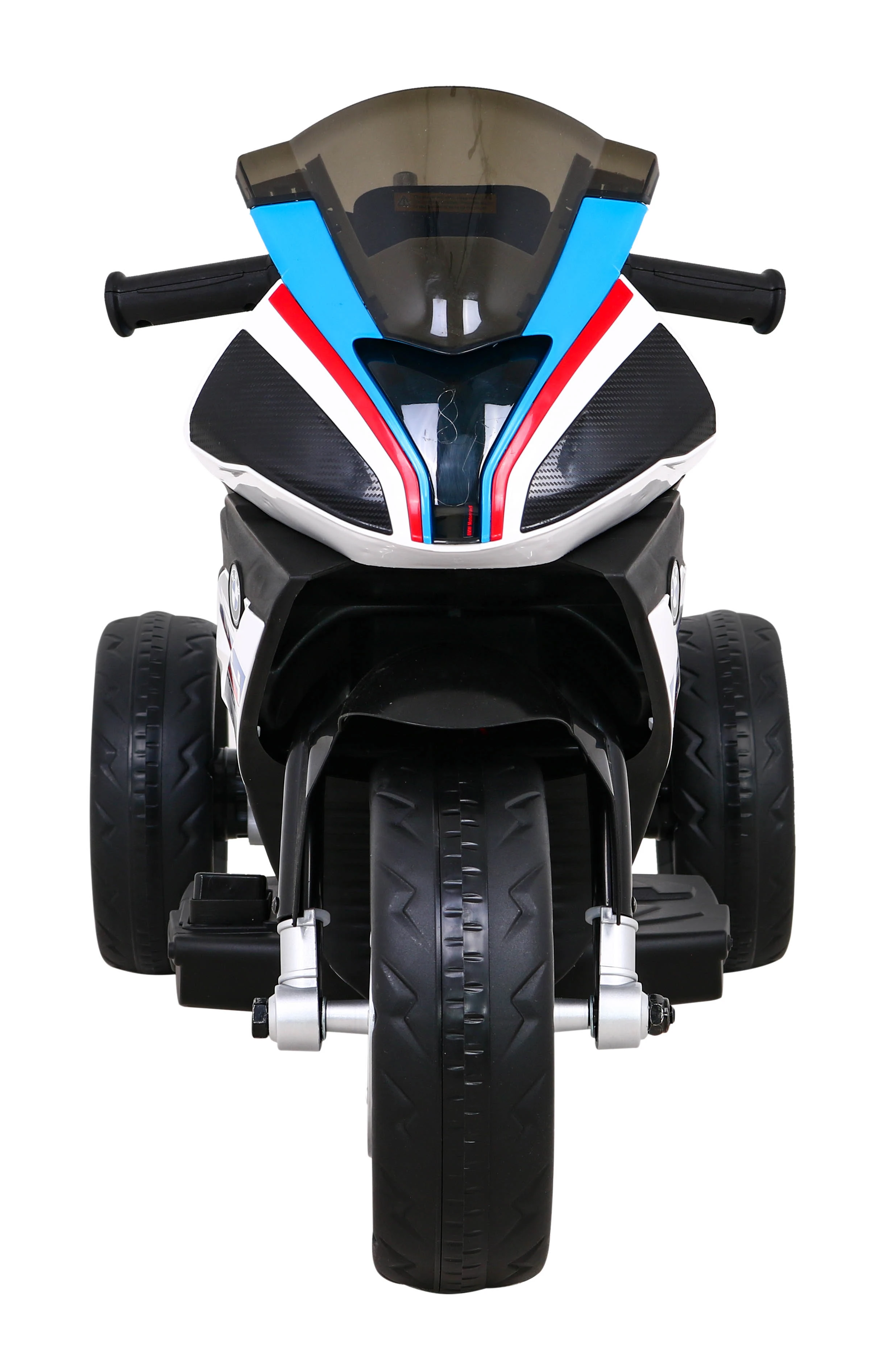 Elektrinis triratis motociklas BMW HP4, baltas