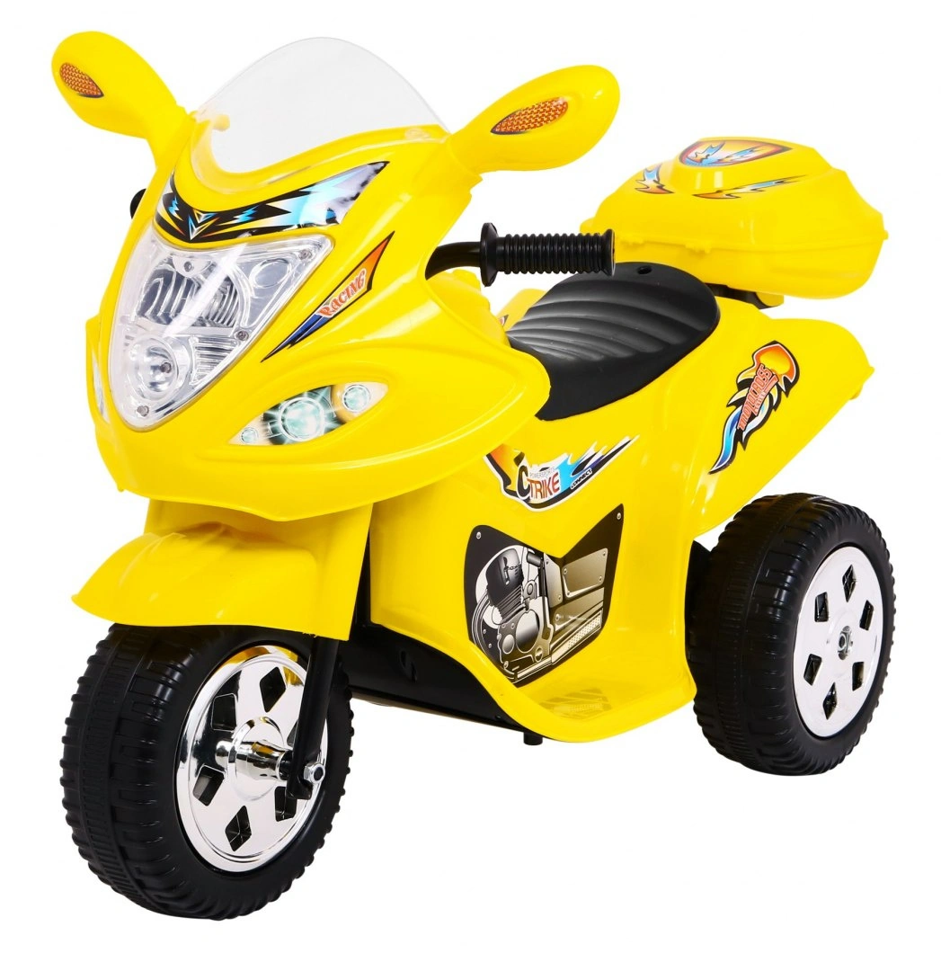 Elektrinis triratis motociklas BJX-088, geltonas