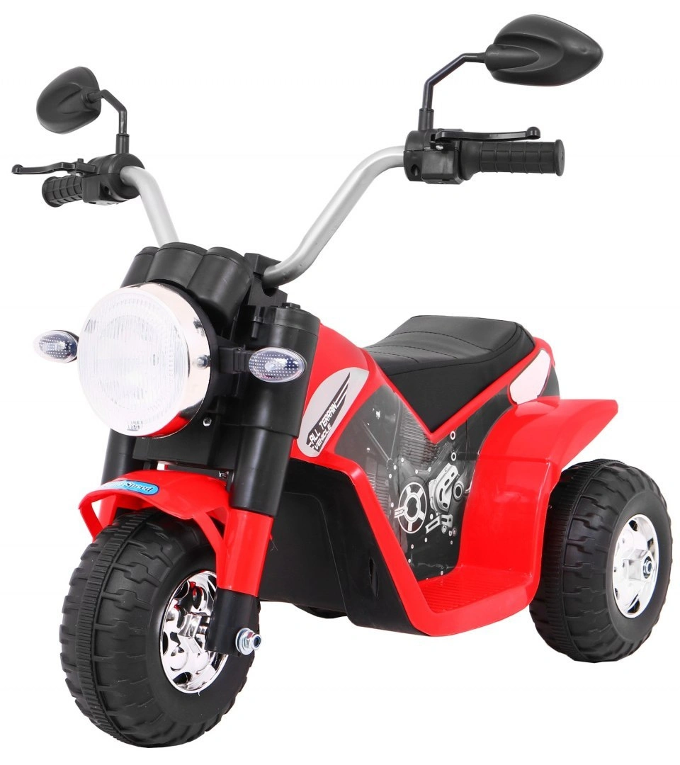 Elektrinis triratis motociklas MiniBike, raudonas