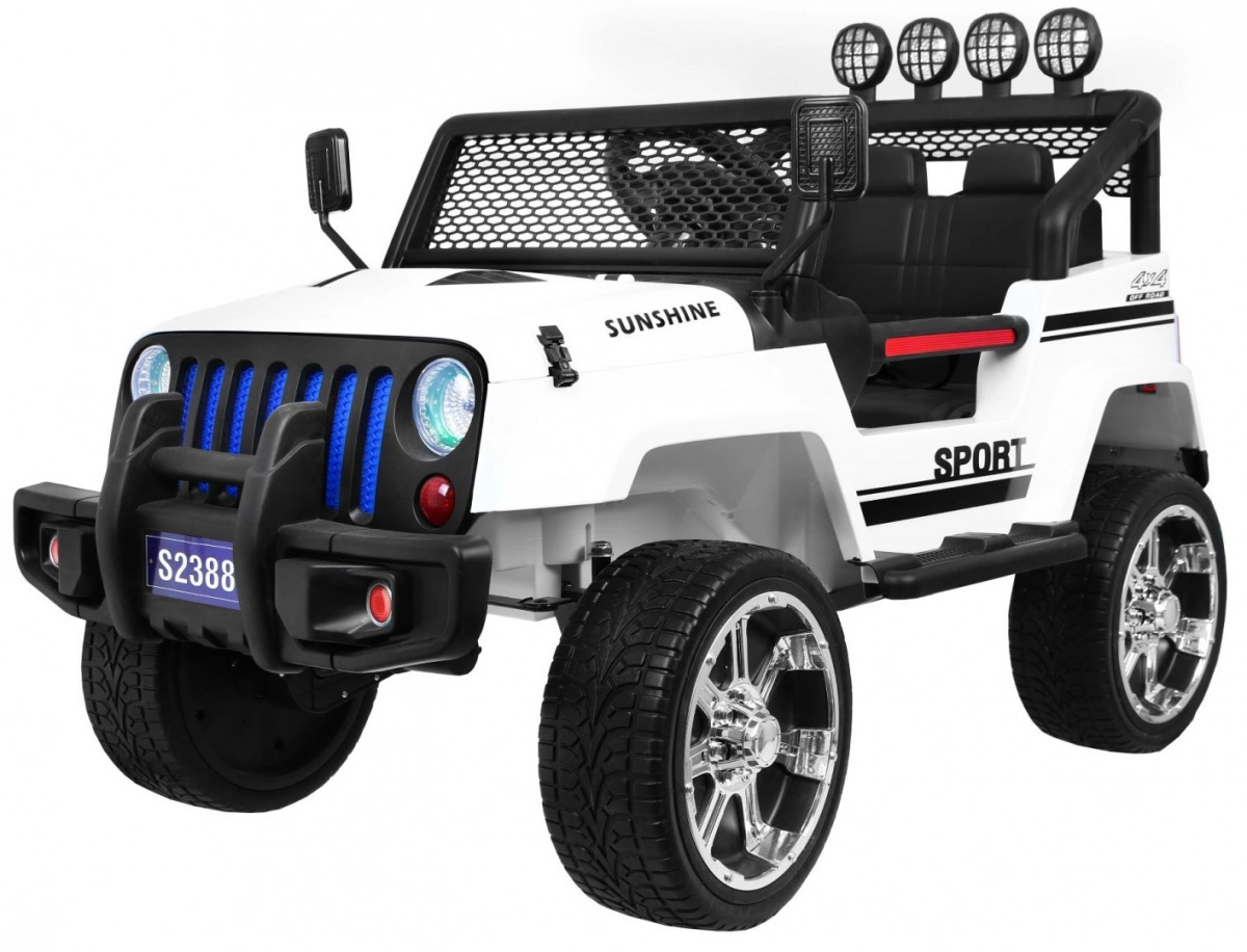Elektromobilis Raptor DRIFTER 4 x 4, baltas