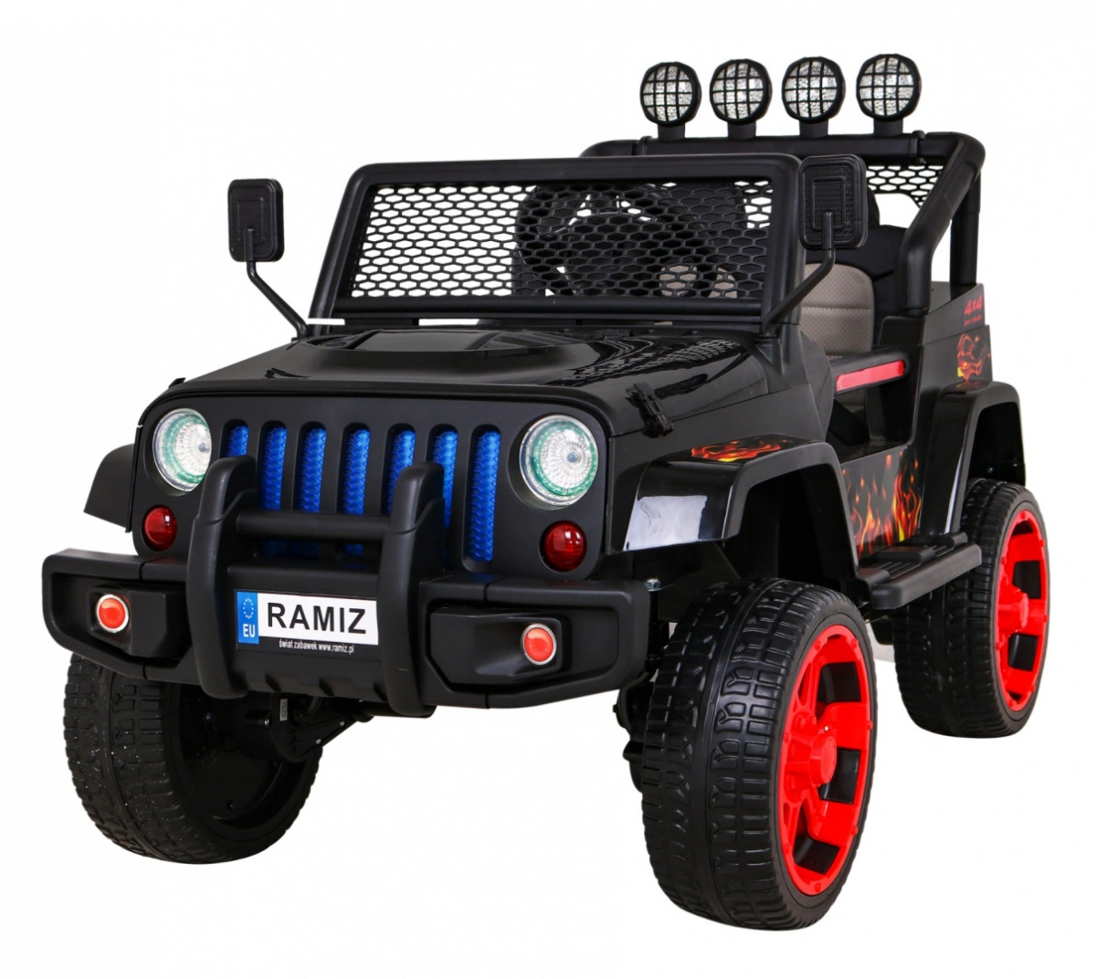 Elektromobilis Raptor DRIFTER 4 x 4 Flames
