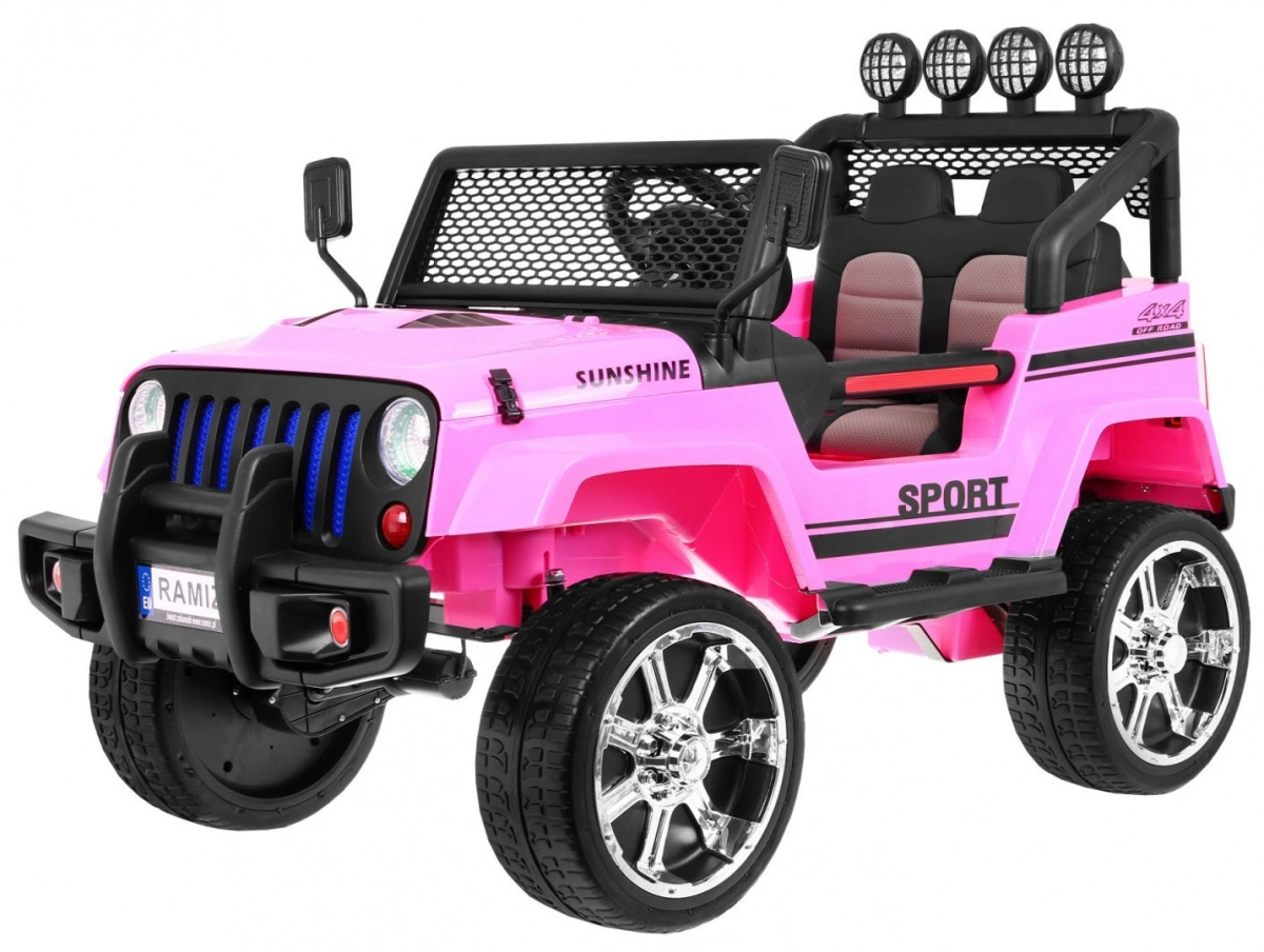 Elektromobilis RaptorDRIFTER 4 x 4, rožinis