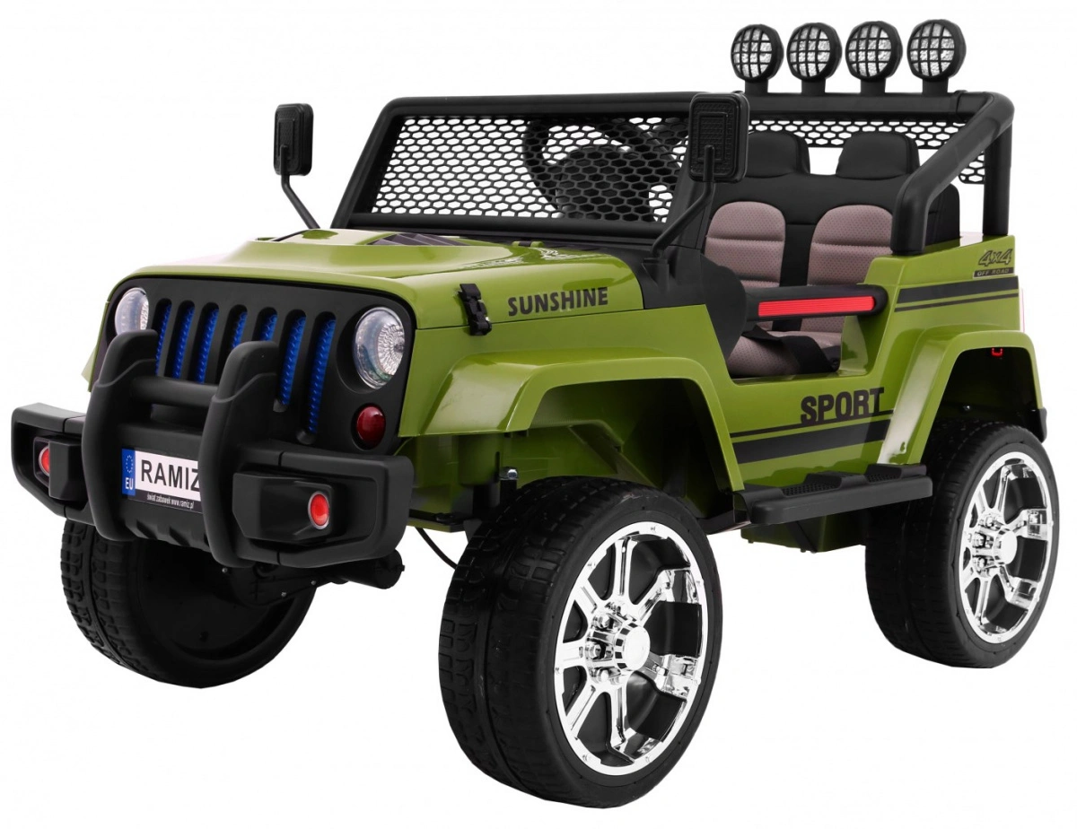 Elektromobilis Raptor DRIFTER 4 x 4, žalias