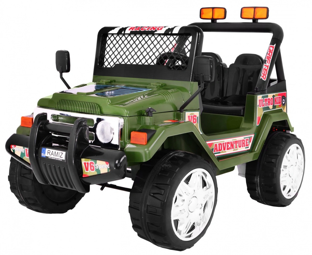 Elektromobilis RAPTOR Drifter Wheels EVA 2 4 G, žalias