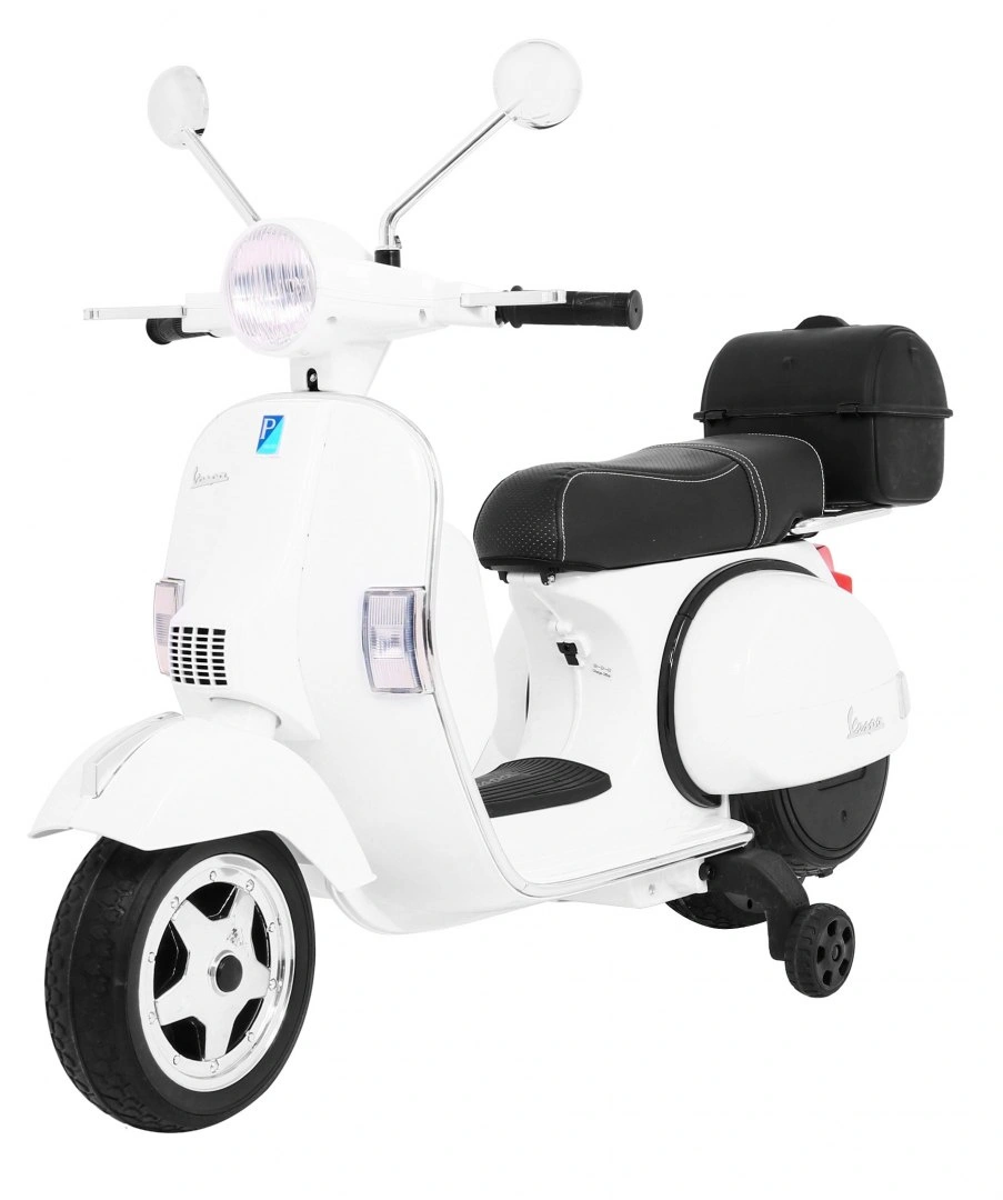Elektrinis motoroleris Vespa, baltas