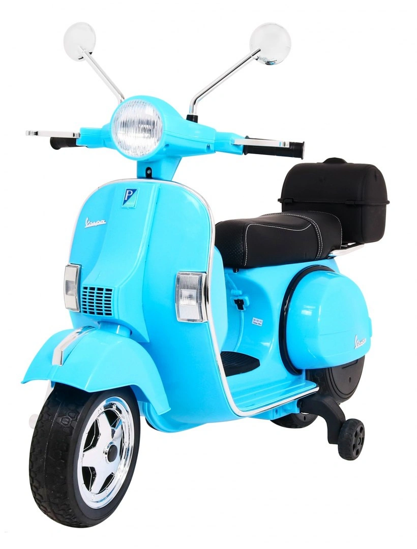 Elektrinis motoroleris Vespa, mėlynas