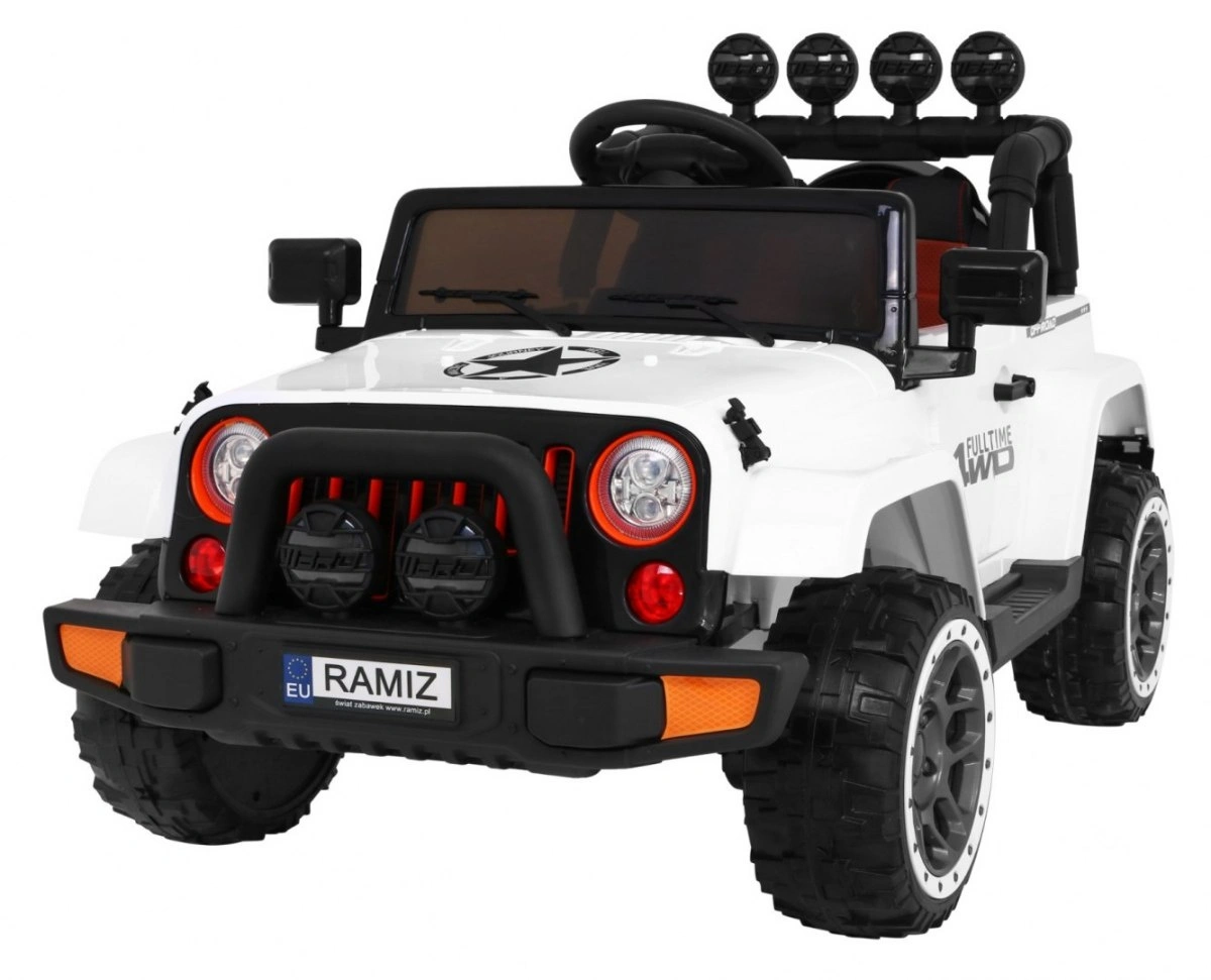 Elektromobilis Full Time off-road  4WD, baltas