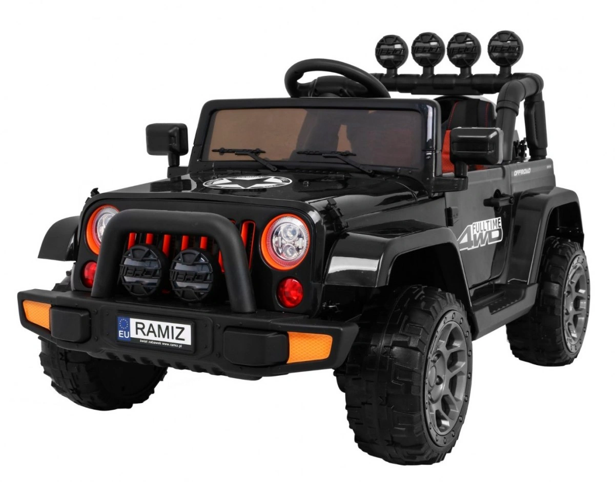 Elektromobilis Full Time off-road  4WD, juodas