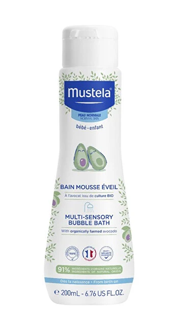 Mustela Bébé Multi-Sensory Bubble Bath with Avocado 200 ml