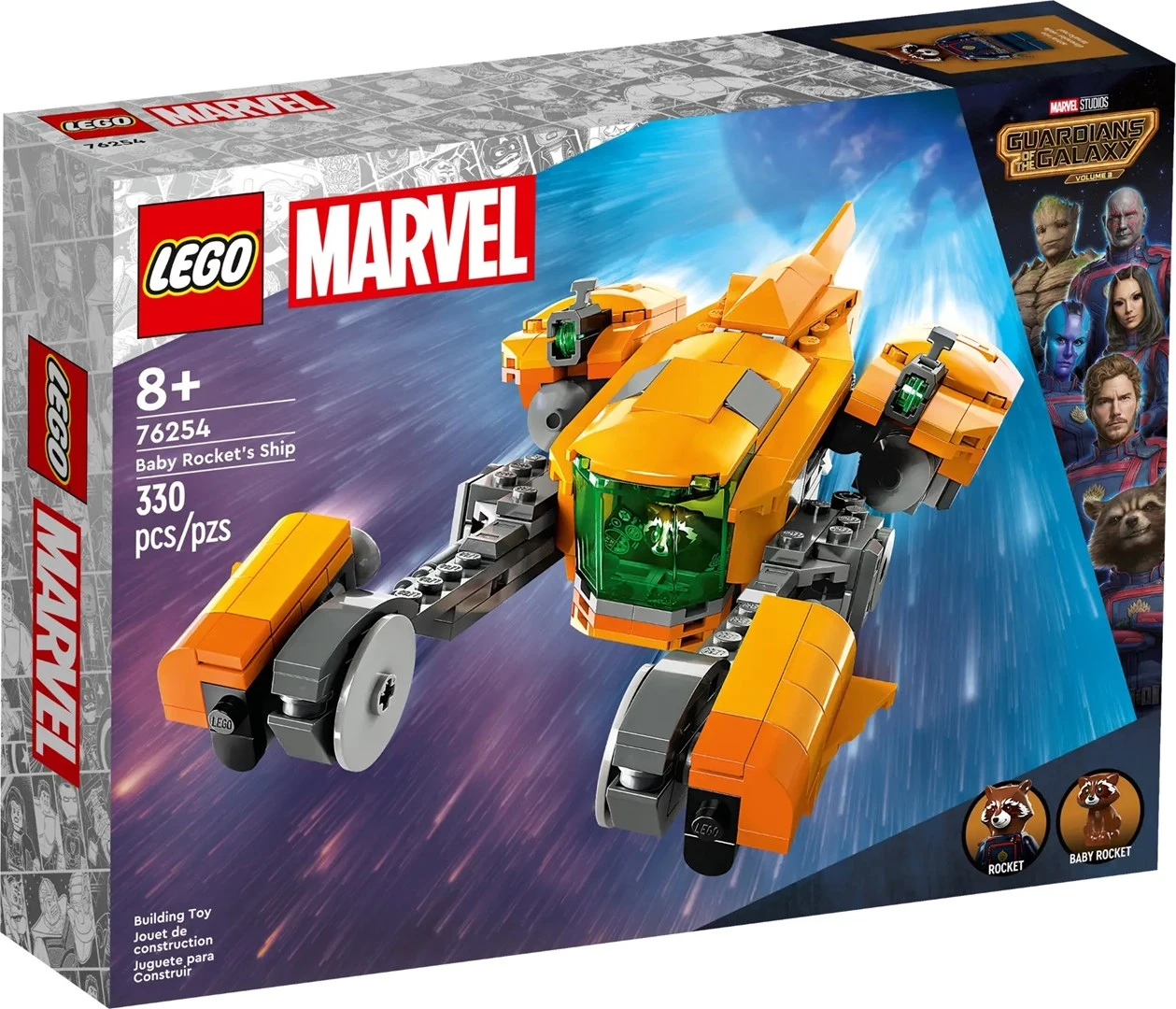 LEGO® 76254  Marvel Mažojo Rocket erdvėlaivis