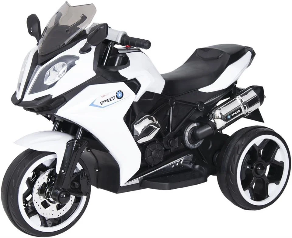 Elektrinis triratis motociklas 01300ST 6V, baltas