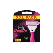 "Wilkinson Sword Quattro" moterims ( 6 vnt. ) - atsarginės galvutės, 0,0 vnt.