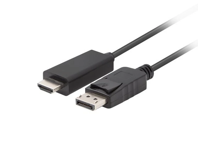 Lanberg CA-DPHD-11CC-0018-BK kabelių lizdinio / kištukinio jungčių tipo keitiklis DisplayPort HDMI Juoda