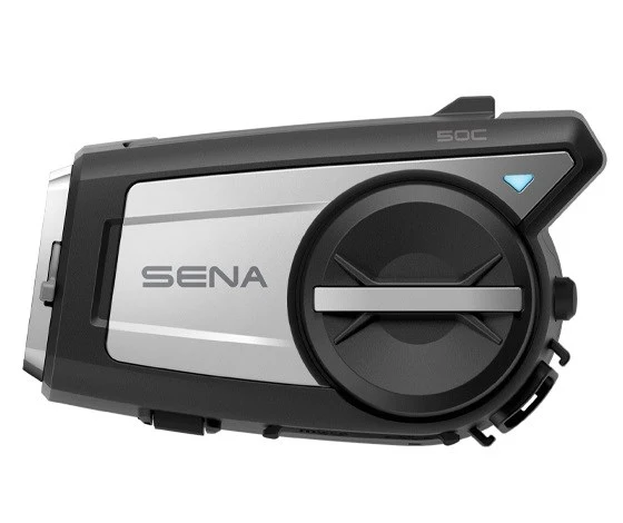 SENA 50C 50C-01 laisvų rankų įranga motociklininkams 4K kamera Bluetooth 5.0 8000 m 1 vnt. Juoda, Sidabras