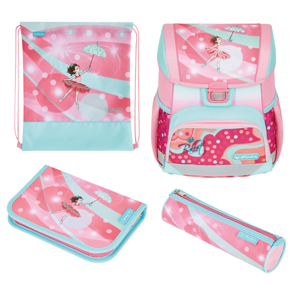 Mokyklinės kuprinės rinkinys HERLITZ LOOP PLUS - Ballet Love, 50043064