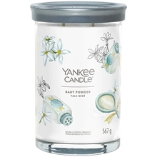 Yankee Candle Baby Powder Signature Tumbler Candle ( dětský pudr ) - Vonná svíčka, 567.0g