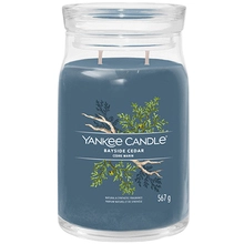 Yankee Candle Bayside Cedar Signature Candle ( pobřežní cedr ) - Vonná svíčka, 567.0g