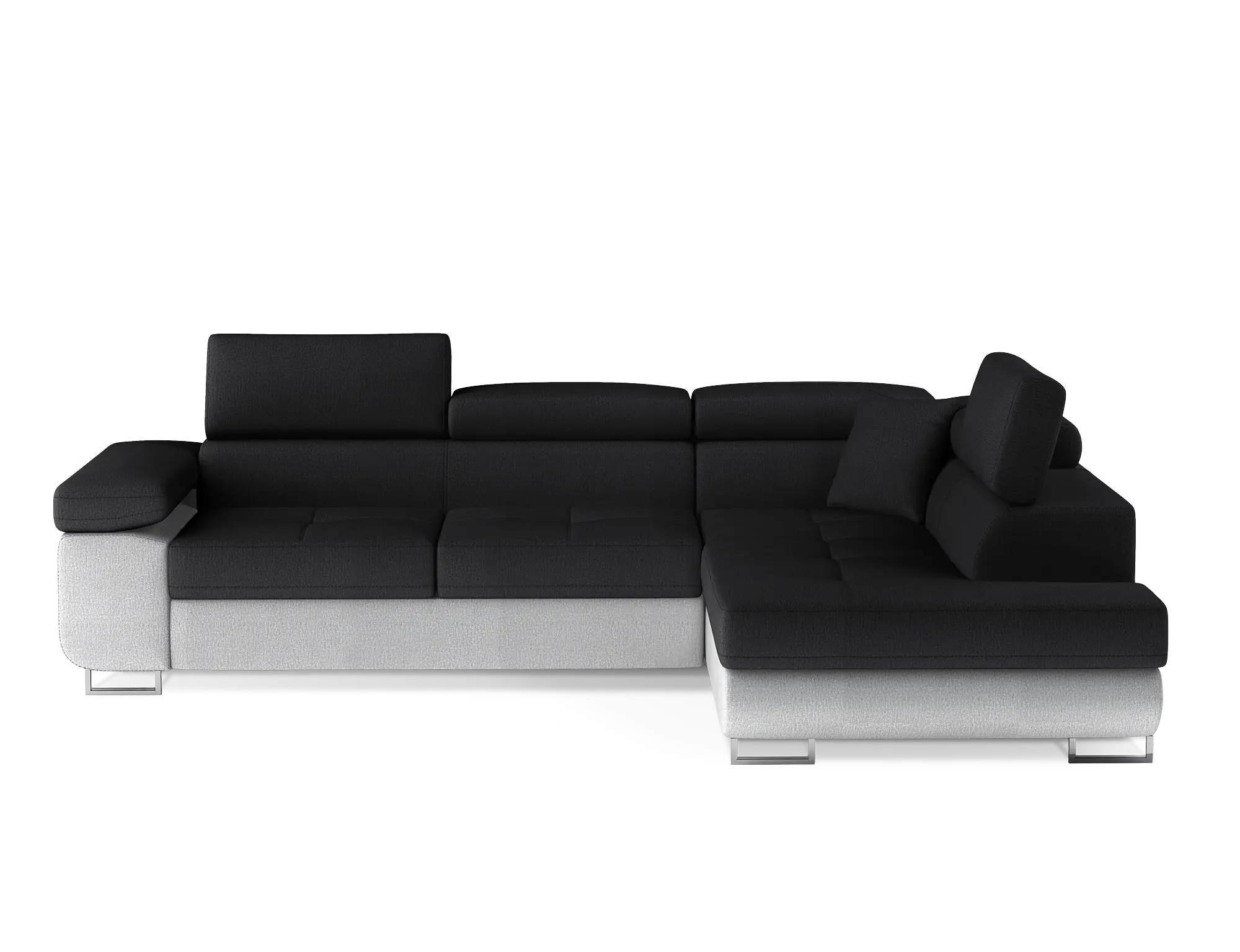 Kampinė sofa Kampinė sofa Anton su patalynės dėže, audinys Monolith 97, Monolith 84