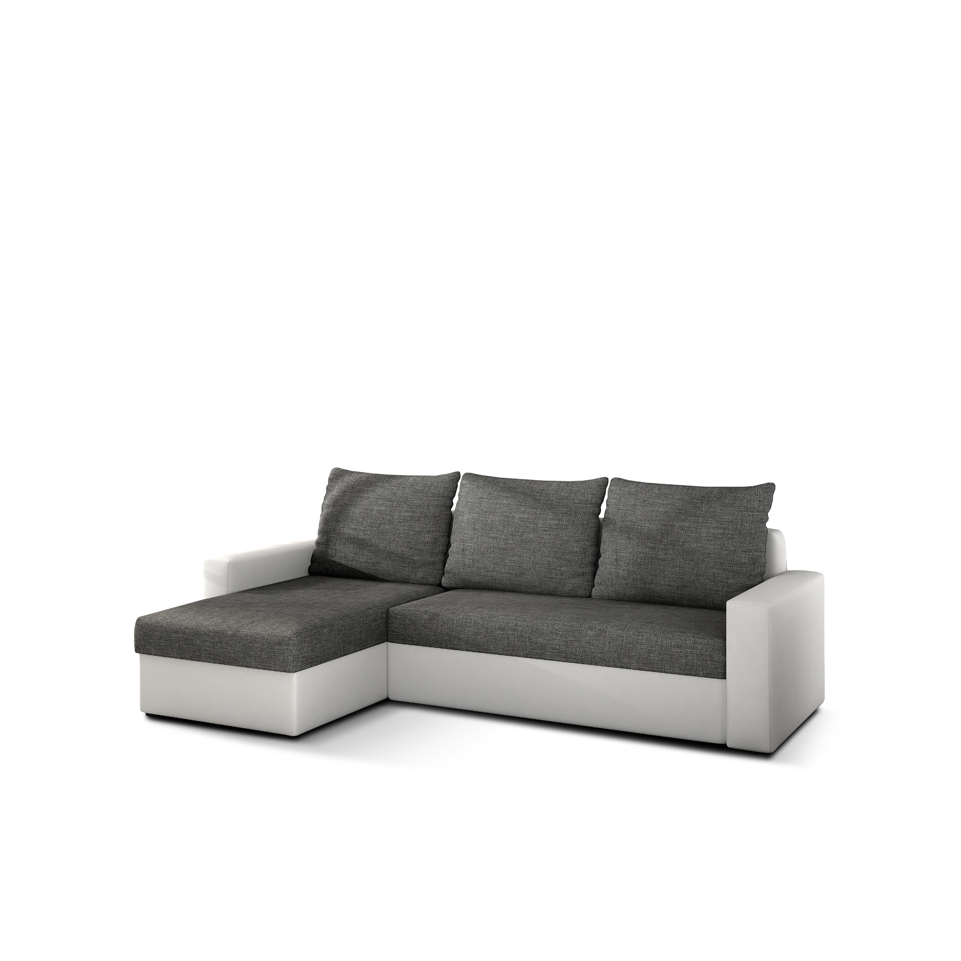 Kampinė sofa Livio su patalynės dėže, audinys Sawana 05, Soft 17
