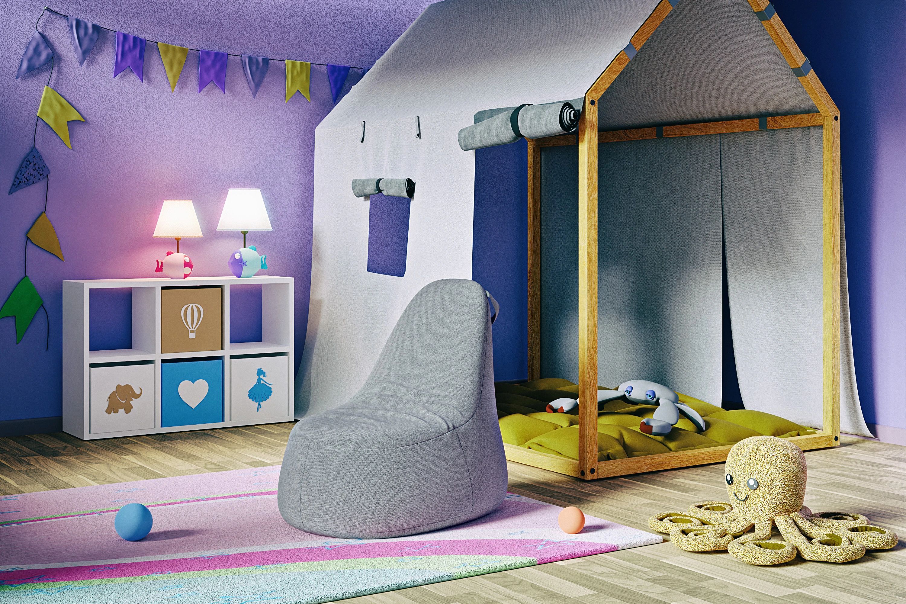 Mario sėdmaišis, pilkas