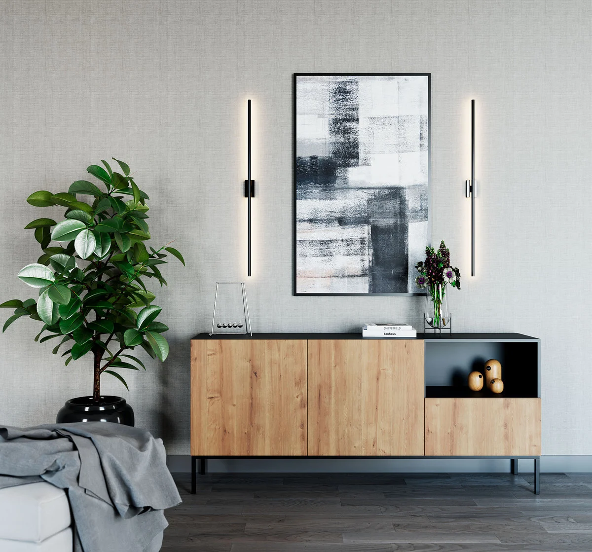 Spintelė Lanzzi 180 ruda, juoda