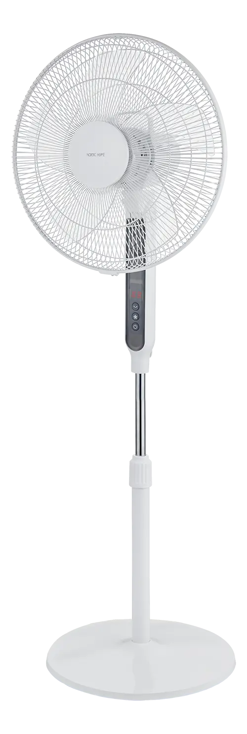 „Nordic Home Floor“ ventiliatorius su nuotolinio valdymo pultu, 40 cm, žemas triukšmo lygis, laik