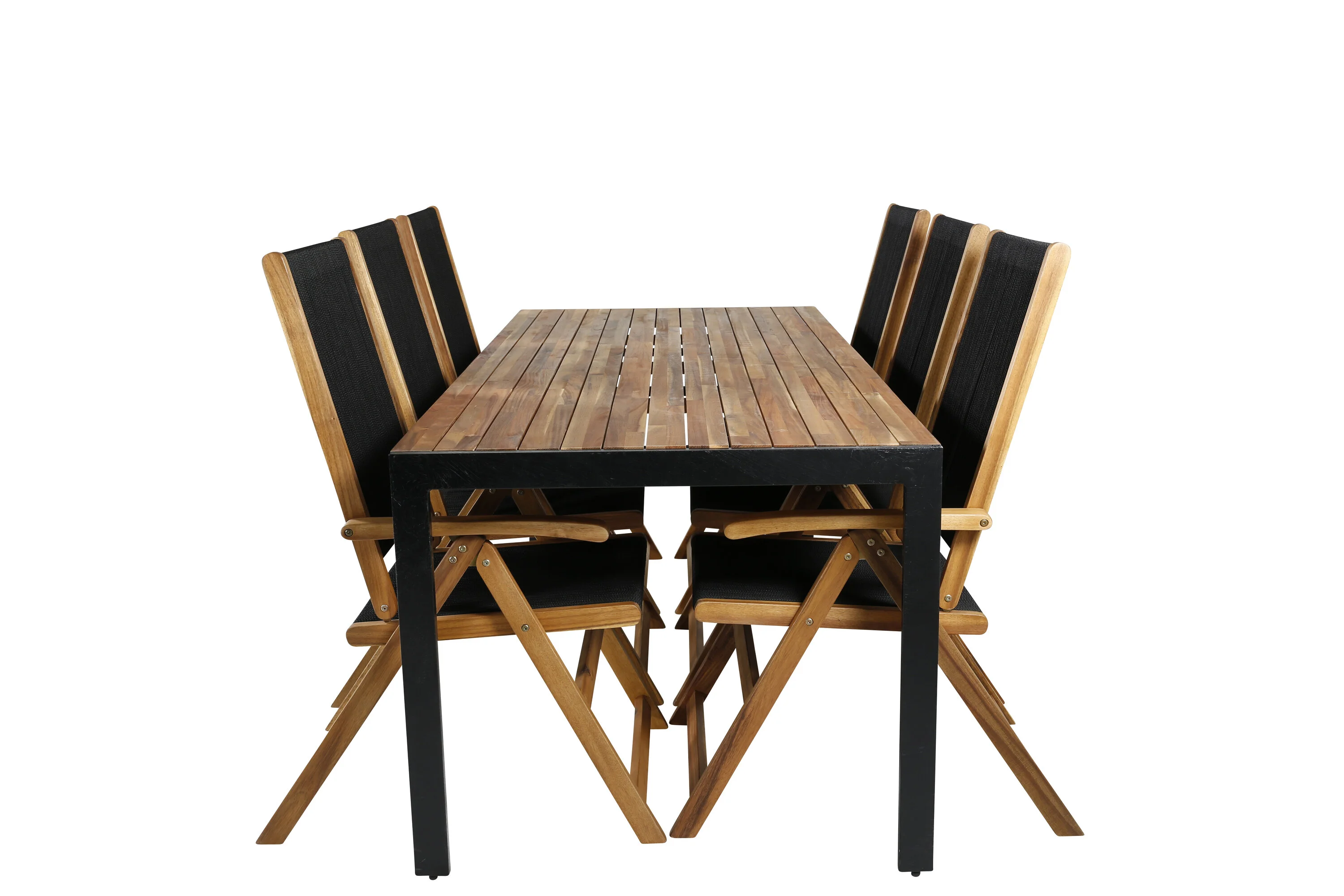 Sodo komplektas stalas Bois su 6 kėdėmis Little John