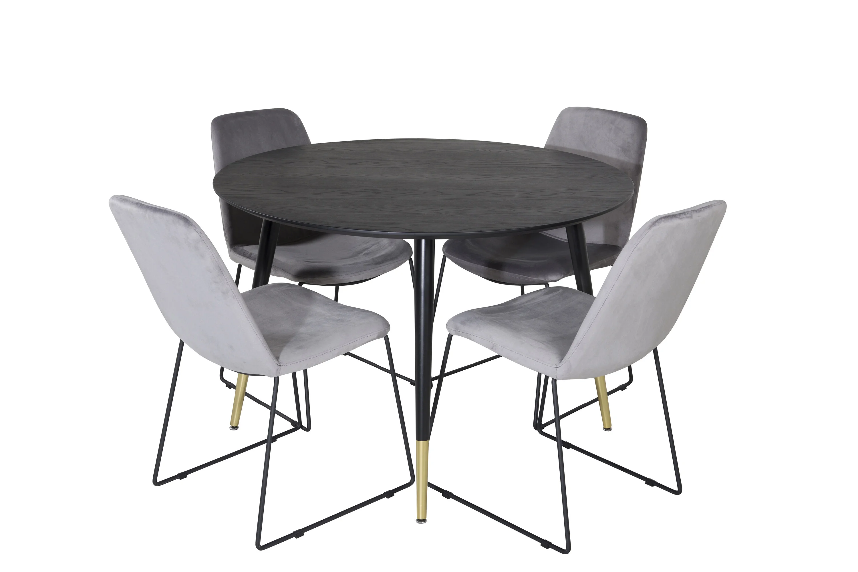 Valgomojo komplektas stalas Dipp su 4 kėdėmis Muce