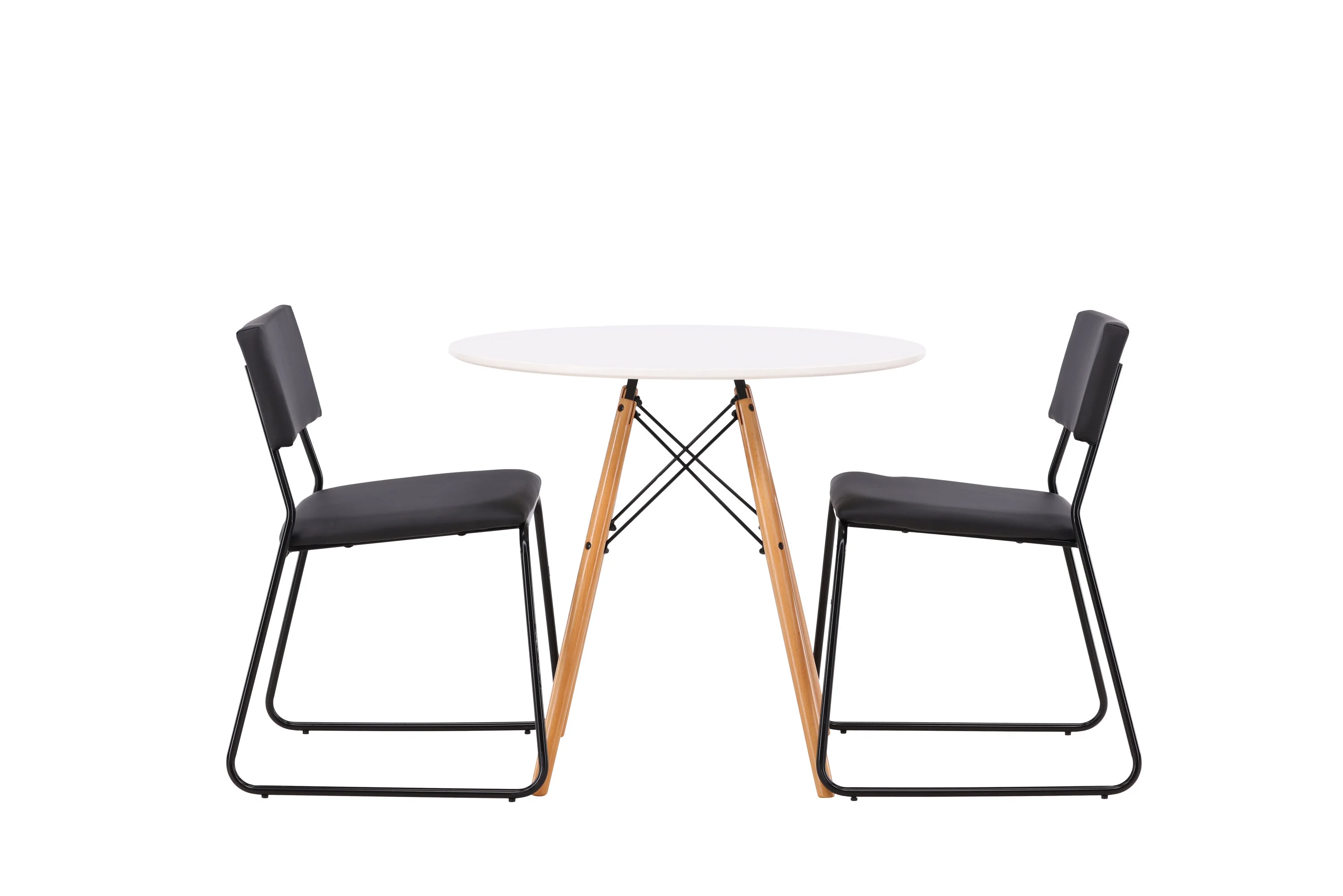 Valgomojo komplektas stalas Danburi su 2 kėdėmis Kenth