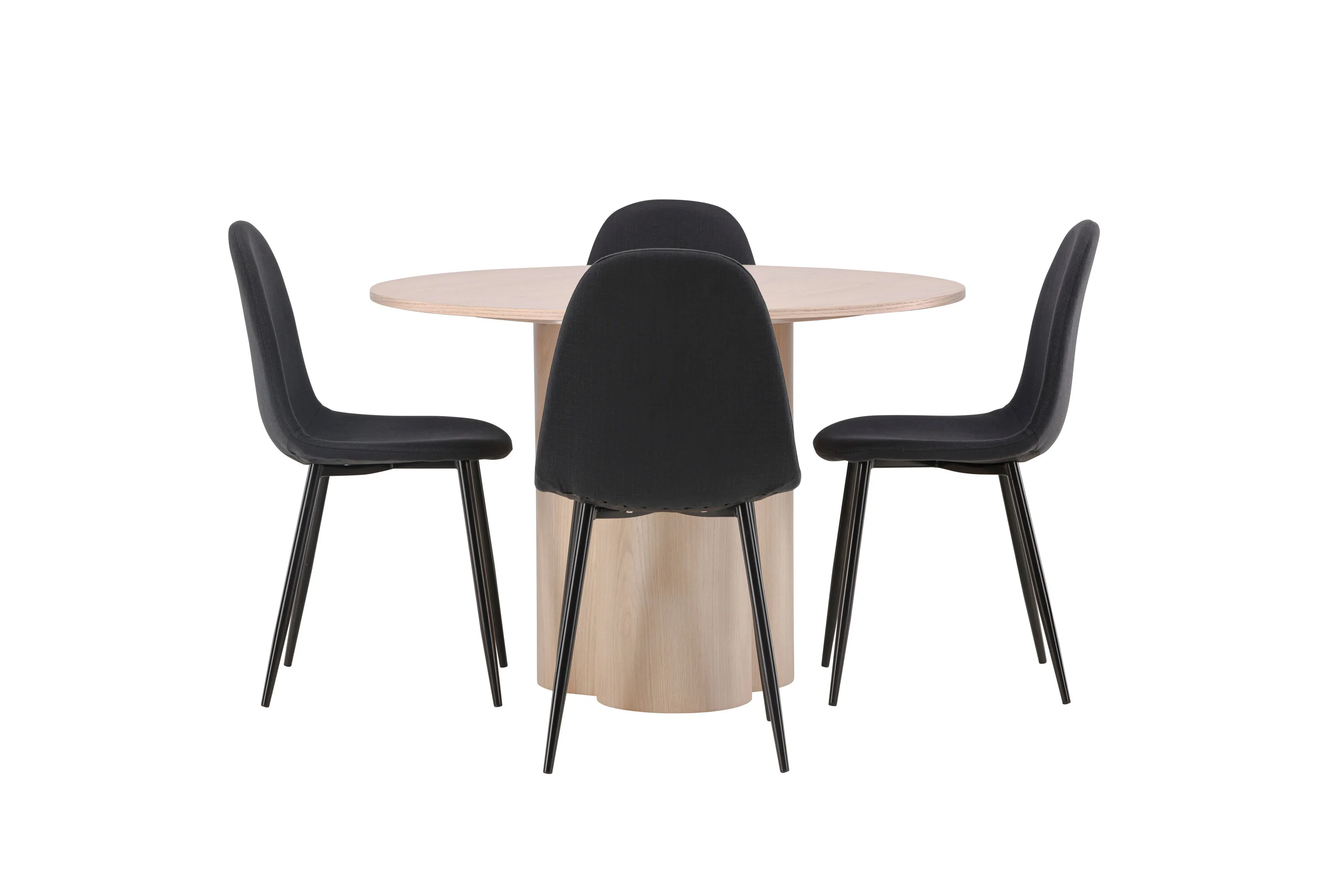 Valgomojo komplektas stalas Olivia su 4 kėdėmis Polar