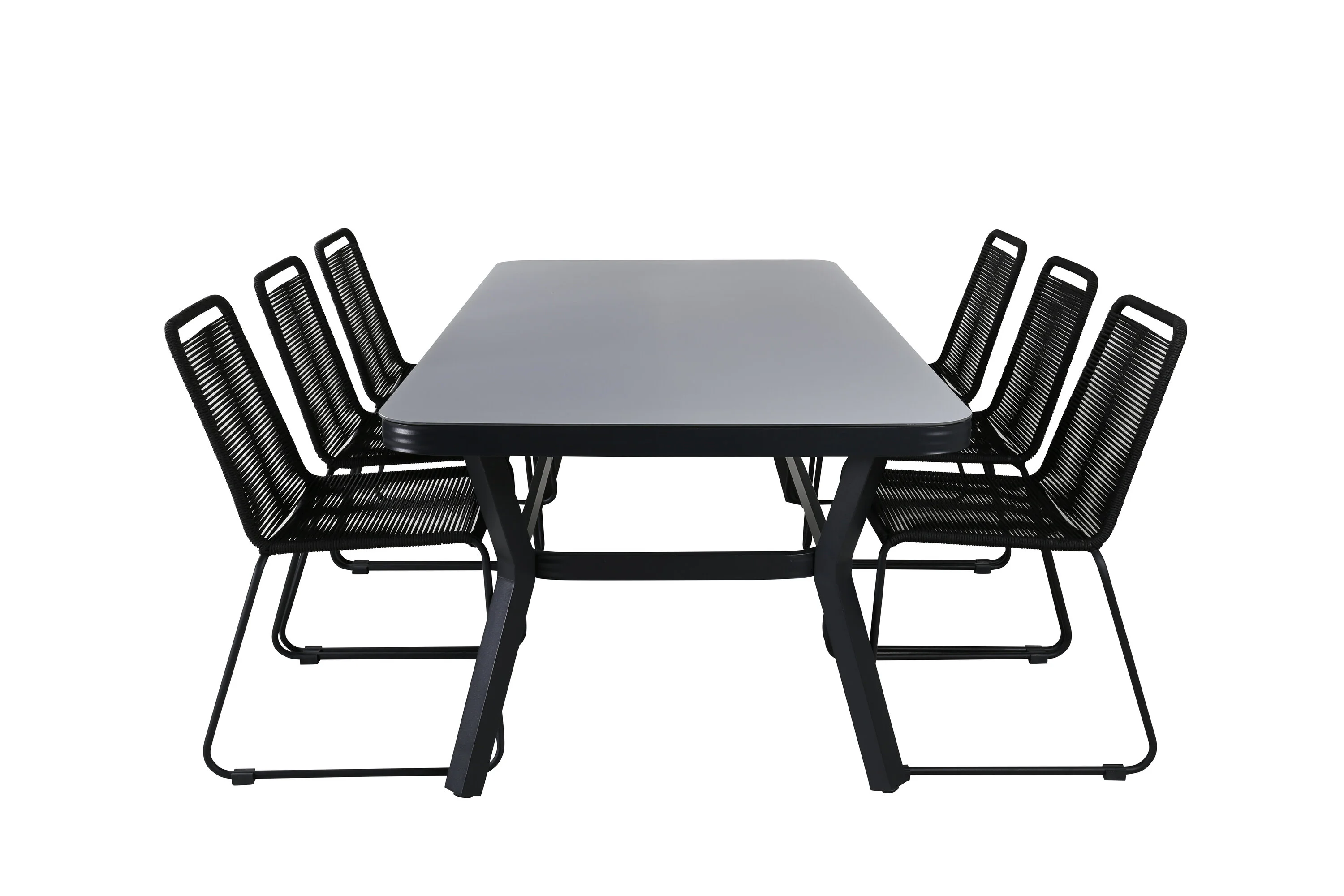 Sodo komplektas stalas Virya su 6 kėdėmis Lindos