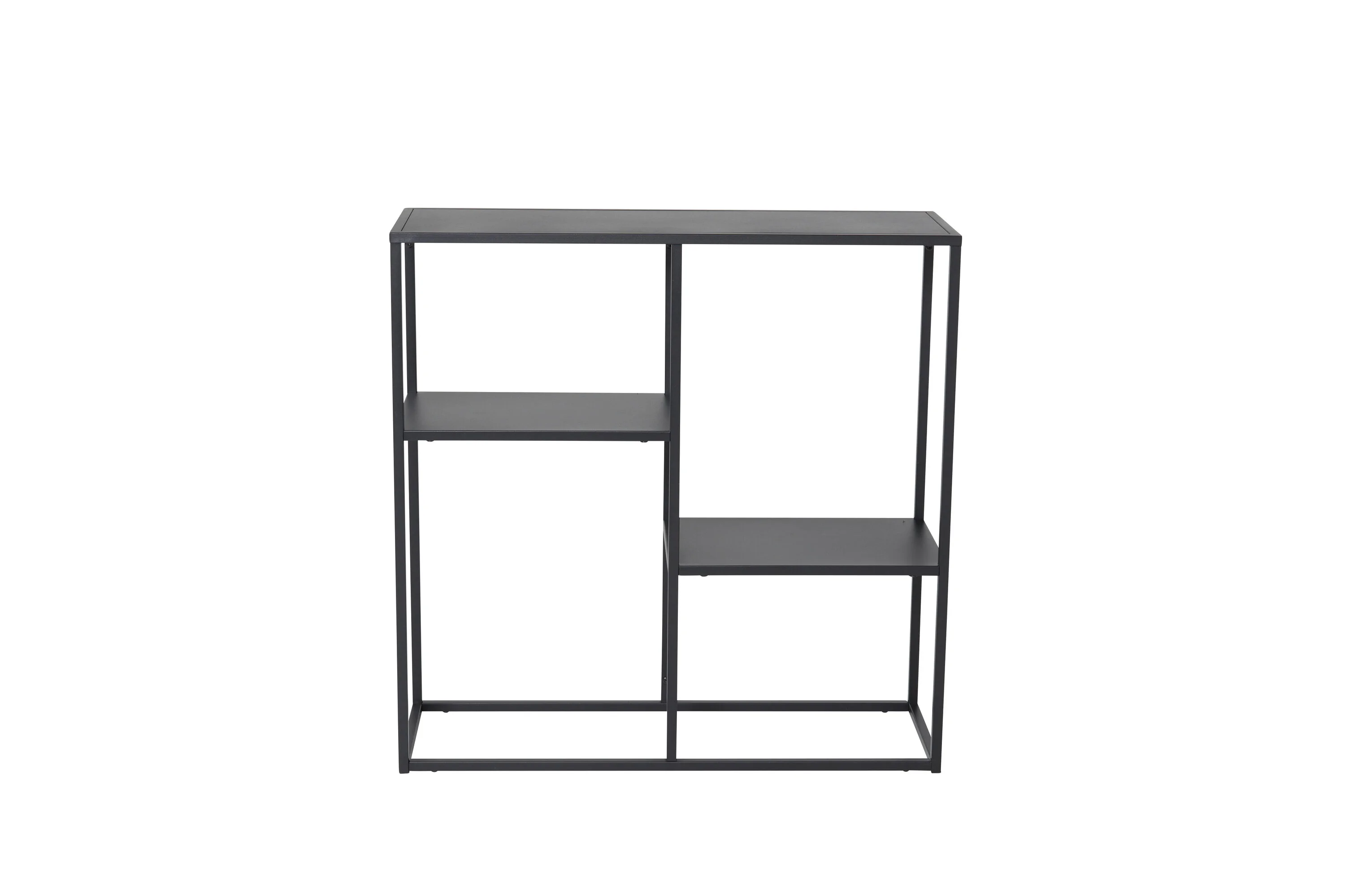 Knygų lentyna Staal žema - juoda