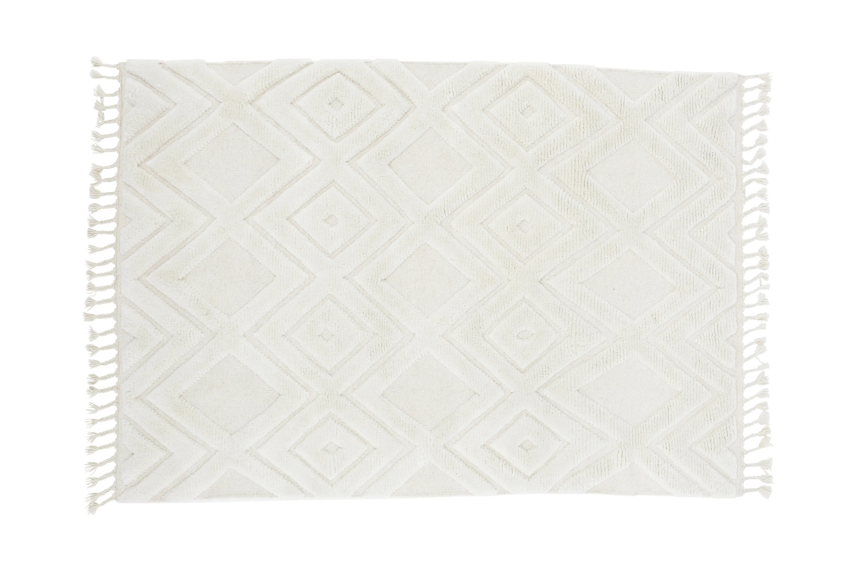 Kilimas Dahlia vilna - 200*300 -baltas