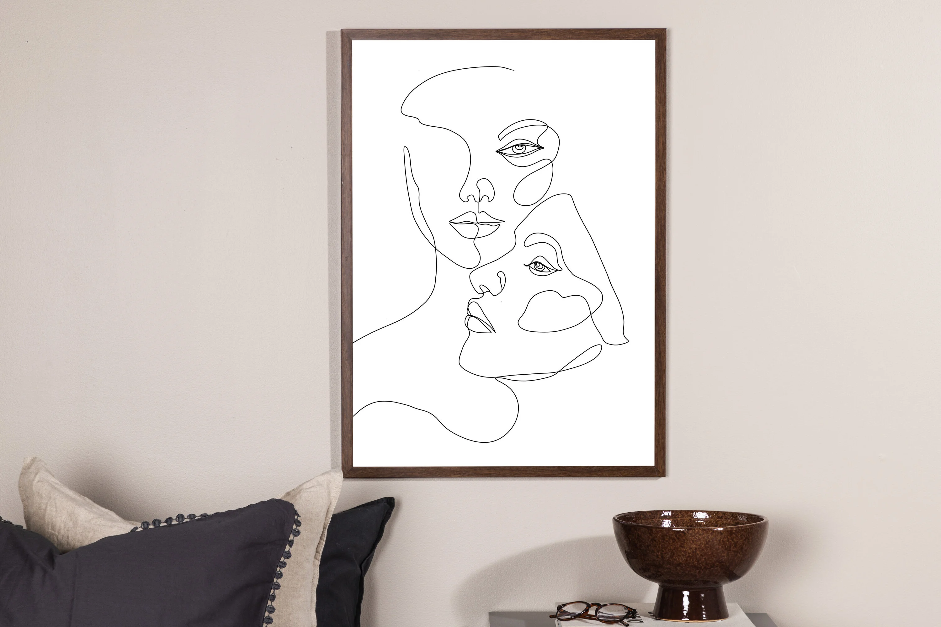 Paveikslas Faces - 70x100