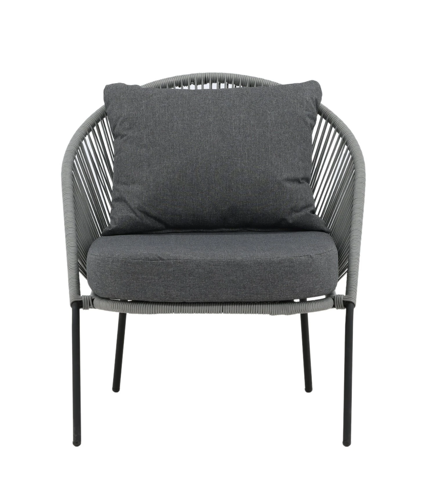 Lauko krėslas Lindos - pilkas