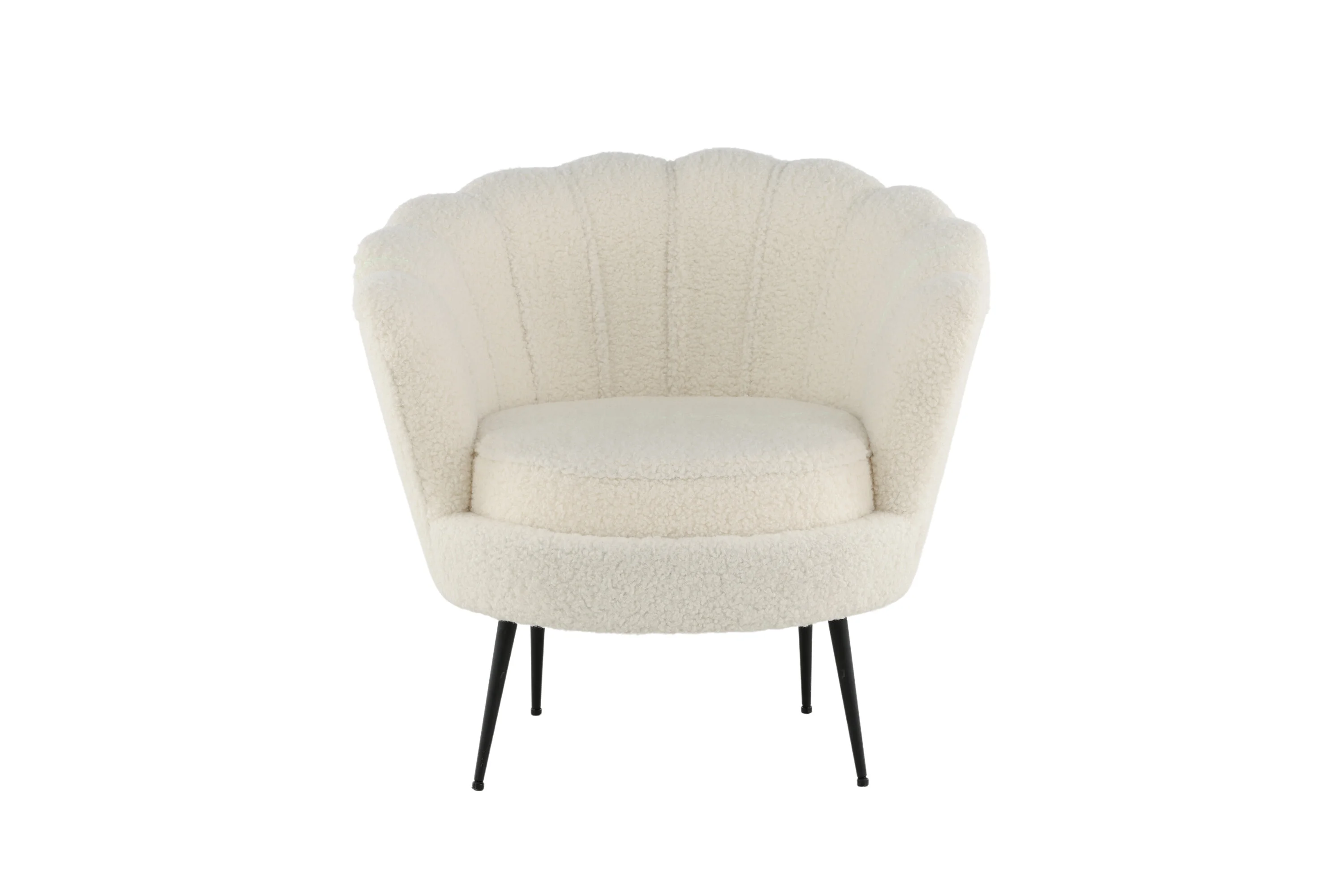 Fotelis Calais baltas